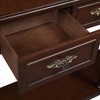 Hrinhom 52"W Retro Pine Wood Console Table,Entry Table With Open Shelf and 2 Drawers - 4 of 4
