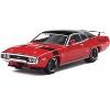 1971 Plymouth GTX Rally Red with Black Top and Stripes 1/43 Diecast Model Car by IXO Models - 2 of 4