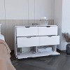 NicBex 4 Drawer Dresser for Bedroom,Modern Chest of Drawers with 2 Lower Cabinets for Dining Room,Living Room,Office,Hallway - 2 of 4