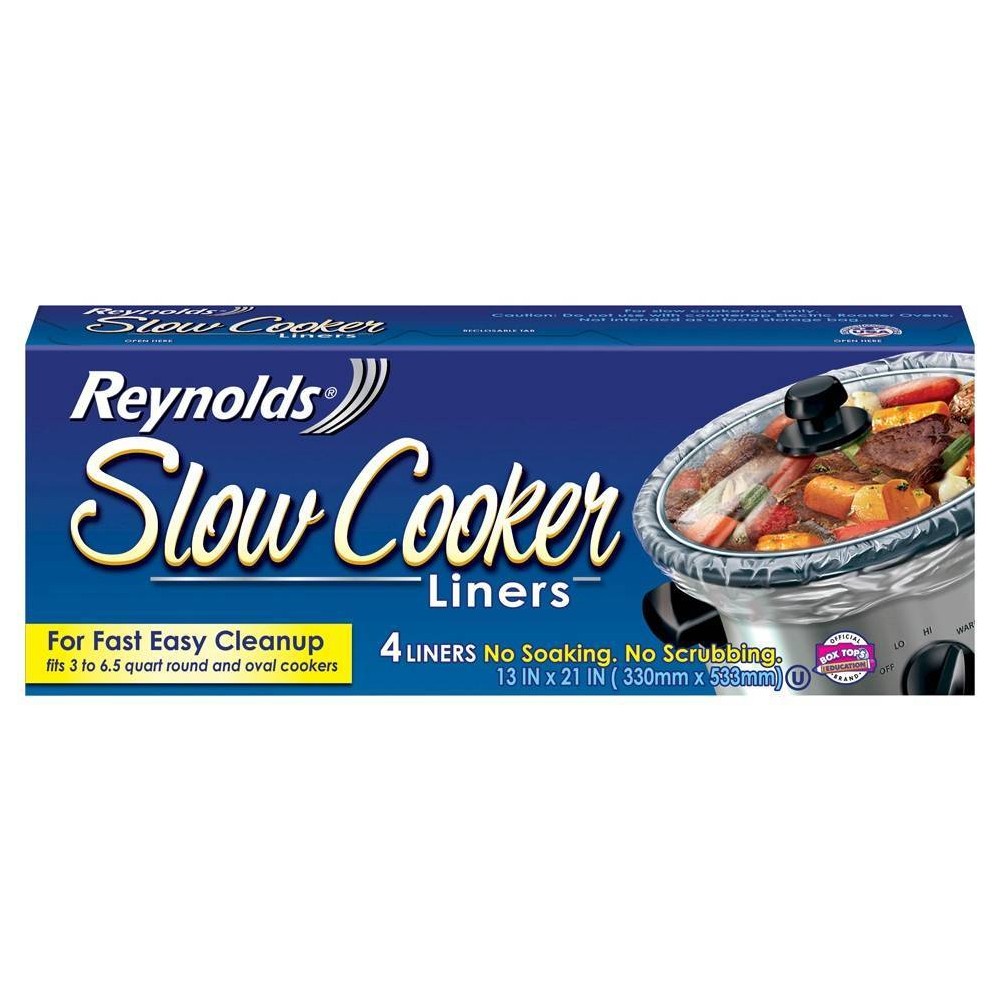 UPC 010900005043 product image for Reynolds Slow Cooker Liners 4 ct | upcitemdb.com