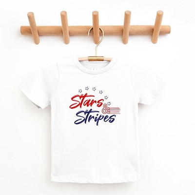 The Juniper Shop Stars And Stripes Toddler Short Sleeve Tee