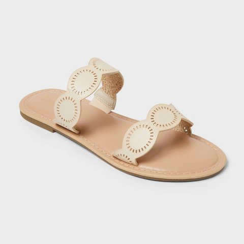 Женские сандалии Universal Thread Women’s Vita Sandals with Memory Foam Insole - Universal Thread™ Cream 6