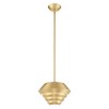 Livex Lighting Amsterdam 1 - Light Pendant in  Satin Brass - 4 of 4