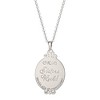 Disney Womens Frozen II Silver Plated Frozen Necklace with Elsa and Anna Pendant Jewelry - Frozen Jewelry, 18'' - 4 of 4
