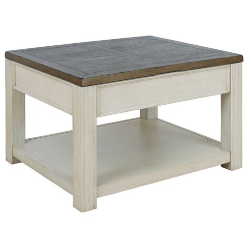 Bolanburg Coffee Table With Lift Top, Bolanburg Brown And White Coffee Table Lift Top