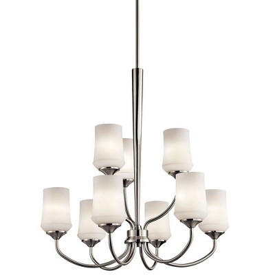 Kichler Lighting Aubrey 9 - Light Chandelier in  Brushed Nickel