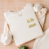 Simply Sage Market Embroidered Tis The Season Bold Cursive Lightweight Garment Dyed Sweatshirt - 3 of 4