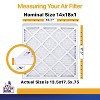 Filter King 14x18x1 Air Filter | 6-PACK | MERV 13 HVAC Pleated A/C Furnace Filters | MADE IN USA | Actual Size: 13.5 x 17.5 x .75" - 2 of 4