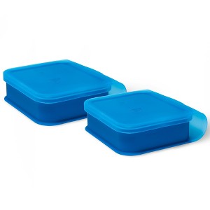 Silipint: Silicone Go Go Bowls: 2pk Sandwich Size: Deep Pool - 1 of 4
