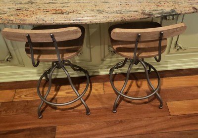 Hearth&hand wood & selling steel barstool