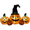 Outsunny 4ft Inflatable Halloween Pumpkin, Halloween Decoration with LED Lights for Garden Indoor Outdoor - 4 of 4