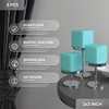 3 inch Pillar Candles for Home Set of 3 pcs - Unscented and Long Lasting Candles Ideal for Wedding or Home Decor - 2 of 4