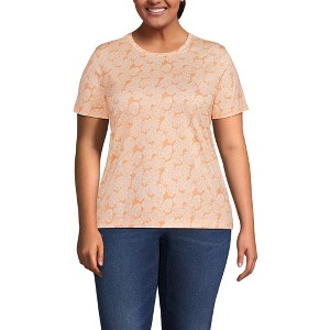 Lands' End Women's Relaxed Supima Cotton T-Shirt - 1 of 3