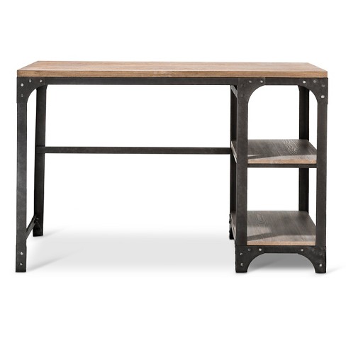 Franklin Desk With Shelves Gray Threshold Target