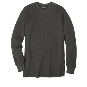 KingSize Men's Big & Tall Heavyweight Thermal V-Neck Underwear Shirt - 1 of 4