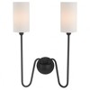 Quorum Lighting Charlotte 2 - Light Sconce in  Matte Black - 4 of 4