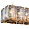 Elegant Lighting Monaco 10 light Golden Iron Chandelier Clear Glass Crystal - 3 of 4