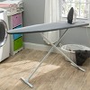Seymour Home Products T Leg Perf Top Ironing Board Solid Gray: Full Size, Adjustable, Portable, Multipurpose Iron Stand - 2 of 4