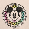 Women's - Disney - Mickey & Friends Lightweight French Terry Wide Neck Long Sleeve Shirt - 2 of 4