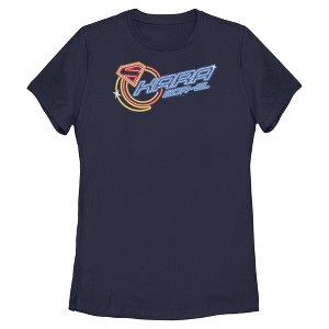 Womens Supergirl Kara Moon Neon Sign T Shirt - 1 of 4