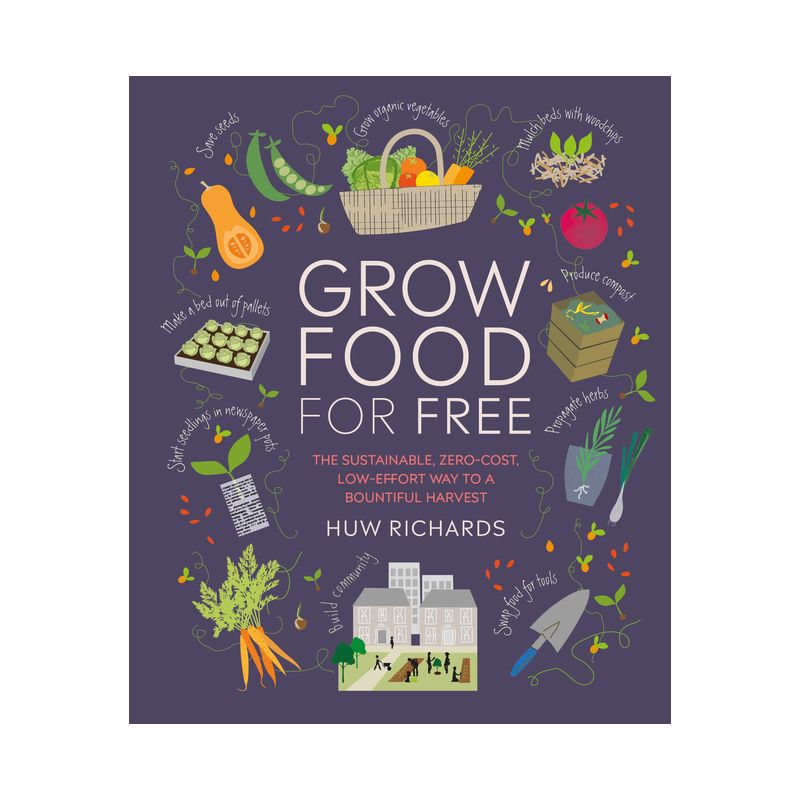Grow Food for Free - by  Huw Richards (Paperback), 1 of 2