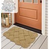 Gardenised Heavy Duty Coco Coir Doormat with Non Slip PVC Baking Embossed Welcome Design Coconut Fiber Floor Mat 18x30" - 3 of 4