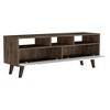 53.9" Bull TV Stand 2.0 with Three Open Shelves and Two Drawers for Living Room and Bedroom - 4 of 4