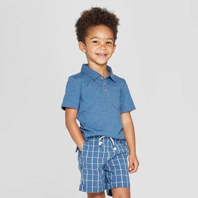 toddler boy polo shorts