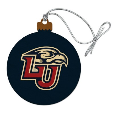 Liberty University Primary Logo Wood Christmas Tree Holiday Ornament