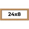 PosterPalooza | 24x8 Modern Bamboo Picture Frame, UV Acrylic, 5 Finishes - 2 of 4