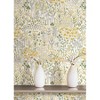 Brewster Peel and Stick 1pc Wallpaper Flower Parade Yellow - 3 of 4