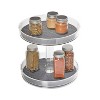 Tovolo HEXA 2-Tier Lazy Susan: Clear Plastic Table Organizer, Hand Wash, 2 Layer Kitchen Storage, 11.75" Width - 2 of 3