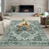 coucheta Vintage Irregular PatternRunner Rug Non Skid Washable Ultra-Thin Long Carpet for Indoor Bedroom Entryway Office Kitchen - 2 of 4