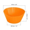 Unique Bargains Silicone Non-Stick Heat Resistant Baking Cups - 2 of 4