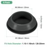 Unique Bargains Silicone Durable Waterproof Shock Absorption Mechanical Fasteners Black - 3 of 4