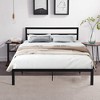 Queen Size Metal Bed Frame with Headboard for Bedroom - 2 of 4