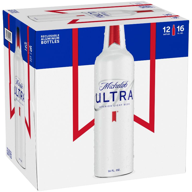 Michelob Ultra Superior Light Beer - 12pk/16 fl oz Aluminum Bottles, 3 of 12