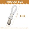 Unique Bargains Cotton Loop Metal Clothing Towel Storage Clips 4.3" - 2 of 4
