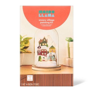 Christmas Craft Lit Dome Ski Village Painting Kit - Mondo Llama™ - 1 of 4