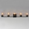 Maxim Lighting Pinn 5 - Light Vanity in  Black/Satin Brass - 4 of 4