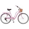 Schwinn Women's Lulu 26" Cruiser Bike - Pink/White - image 4 of 4