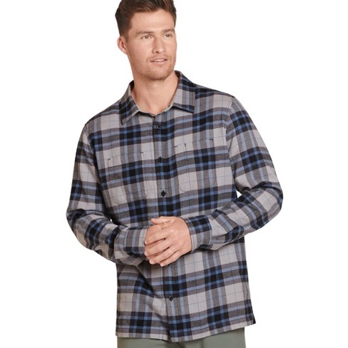 Jockey Men's Outdoors Long Sleeve Flannel Shirt Xl Etowah Plaid
