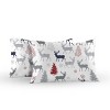 Egyptian Linens Heavyweight Printed Flannel Sheets 170GSM - Christmas Deer - 2 of 2
