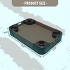 YARDSIGHT Wicker Floating Tray with Aluminum Frame - Pool Accessory for Drinks & Snacks - Fits Most Pools - Perfect for Parties & Relaxing - 3 of 4