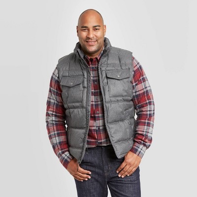 mens puffer vest target