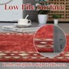 Bordered Machine Washable Area Rugs, Area Rugs for Bedroom, Soft Lightweight Non Slip Indoor Carpet, Living Room Rug - 4 of 4