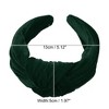Unique Bargains Women's Velvet Wide Knotted headband for headband Hair Hoop Hair Accessories 1 Pc - 4 of 4