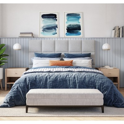 Sylvie Blue Palette I and II Abstract Canvas Art Set
