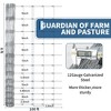 Galvanized Wire Fence, Livestock Fence Garden Fencing Roll, Heavy Zinc Poultry Netting for Goat Deer - 2 of 4