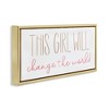 Stupell Industries Girl Power Motivational Phrase, 31" x 14" - 3 of 4